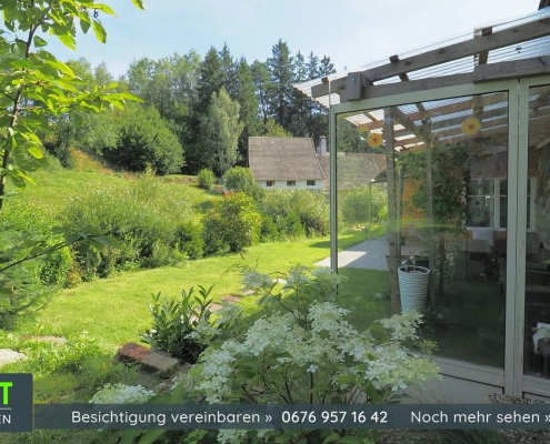 garten anlage wohnhaus kirchbach wohnen waldviertel